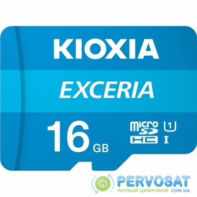 Карта памяти KIOXIA 16GB microSDHC class 10 UHS-I Exceria (LMEX1L016GG2)