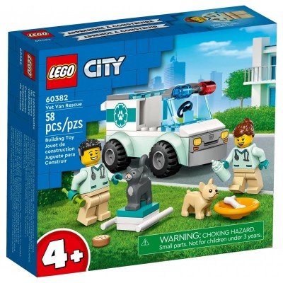 Конструктор LEGO City Фургон ветеринарної швидкої допомоги