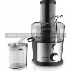 Соковитискач Ardesto відцентрований 1100Вт, чаша-1л, пластик/метал, сріблясто-чорний Соковитискач Ardesto відцентрований 1100Вт, чаша-1л, пластик/метал, сріблясто-чорний