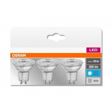Набір ламп 3шт OSRAM LED GU10 4.3Вт 4000К 350Лм PAR16 Набір ламп 3шт OSRAM LED GU10 4.3Вт 4000К 350Лм PAR16