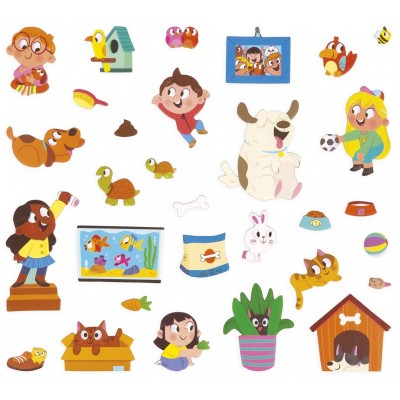 Магнітні історії Janod Домашні тварини Магнітні історії Janod Домашні тварини