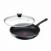 Сковорода з кришкою Tefal Day by Day, 28см, з кришкою, алюміній, бакеліт, скло, чорний