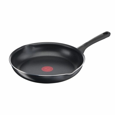 Сковорода з кришкою Tefal Day by Day, 28см, з кришкою, алюміній, бакеліт, скло, чорний