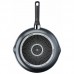 Сковорода з кришкою Tefal Day by Day, 28см, з кришкою, алюміній, бакеліт, скло, чорний