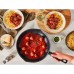 Сковорода з кришкою Tefal Day by Day, 28см, з кришкою, алюміній, бакеліт, скло, чорний