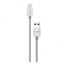 Дата кабель USB 2.0 AM to Type-C 3.0m DCM Silver Nomi (316194) Дата кабель USB 2.0 AM to Type-C 3.0m DCM Silver Nomi (316194)