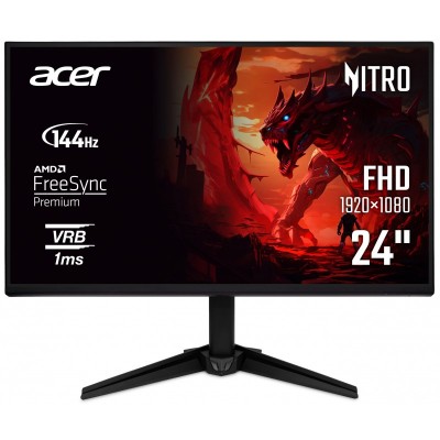 Монітор Acer 23.8" QG241YP6bip HDMI, DP, IPS, 144Hz, 1ms, FreeSync