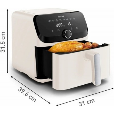 Мультипіч Tefal Easy Fry Mega, 1700Вт, чаша-7.5л, сенсорне керув., 8 програм, пластик, бежевий