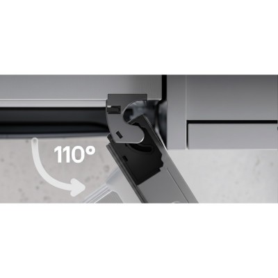 Холодильник LG з нижн. мороз., 203x60х68, холод.відд.-262л, мороз.відд.-113л, 2дв., E, NF, інв., диспл зовн., зона св-ті, сріблястий