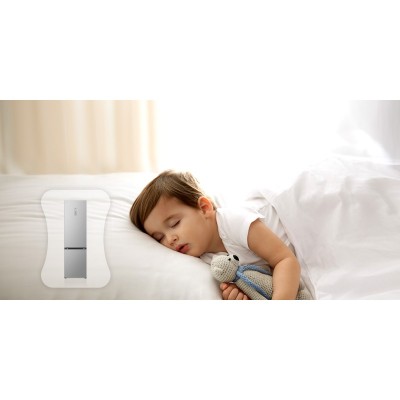 Холодильник LG з нижн. мороз., 203x60х68, холод.відд.-262л, мороз.відд.-113л, 2дв., E, NF, інв., диспл зовн., зона св-ті, сріблястий