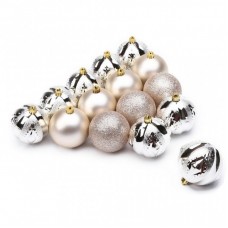 Ялинкова іграшка ColorWay Merry Christmas mix 16шт (8см) PEARL_OEM (CW-MCB816PEARL_OEM) Ялинкова іграшка ColorWay Merry Christmas mix 16шт (8см) PEARL_OEM (CW-MCB816PEARL_OEM)