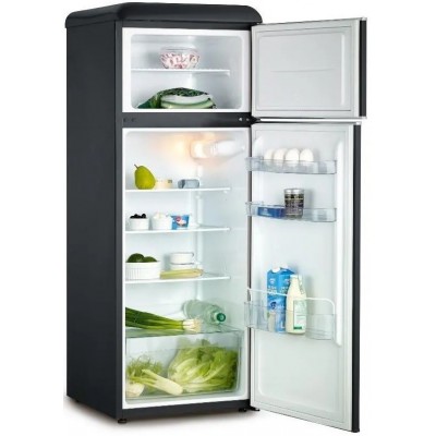 Холодильник Snaige з верхн. мороз., 147.5x56х63, холод.відд.-166л, мороз.відд.-46л, 2дв., A++, ST, retro, чорний