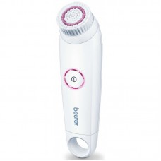 Щітка-масажер Beurer для обличчя, АААх2 в комплекті, 2 швидкості, білий