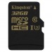 Карта памяти Kingston 32GB microSDHC class 10 UHS-I U3 4K (SDCG/32GB)
