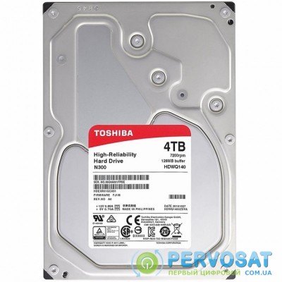 Жесткий диск 3.5" 4TB Toshiba (HDWQ140UZSVA)
