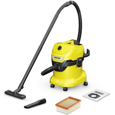 Господарський пилосос Karcher WD 4 V-20/5/22, 1000 ВТ, 20л, 5м, 6.814 кг