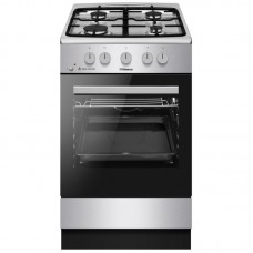 Плита Hansa газова, 50x60см, 67л, чавун, газ контр., нержавіюча сталь