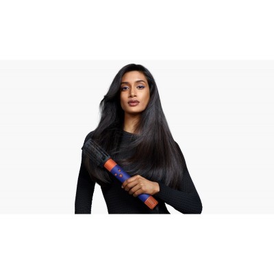 Стайлер Dyson Airwrap I.D. HS08 Curly+Coily Complete Long Vinca Blue/Topaz, 1300Вт, темп.режимів-3, насадок-6, кейс, кераміка, синьо-мідний