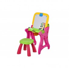 Столик-мольберт Same Toy рожевий 8816Ut