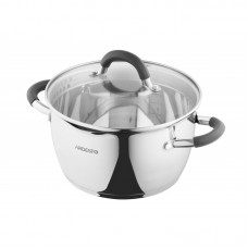 Каструля Ardesto Gemini Livorno, скляна кришка, 3.2 л, нержавіюча сталь Каструля Ardesto Gemini Livorno, скляна кришка, 3.2 л, нержавіюча сталь