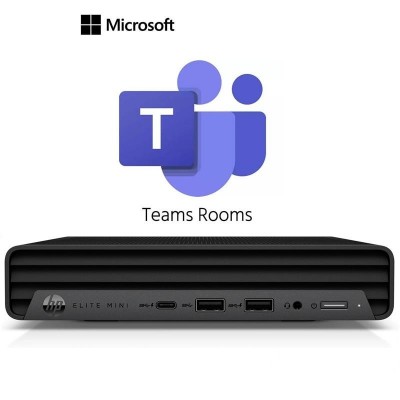 Комп'ютер персональний неттоп HP Mini Conference G9 PC with Microsoft Team Rooms, Intel i7-12700T, 16GB, F256GB, Wi-Fi 6E, BT 5.3, Win10IoT, чорний