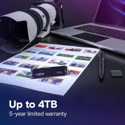 Накопичувач SSD Crucial M.2 2TB PCIe 4.0 P3 Plus Накопичувач SSD Crucial M.2 2TB PCIe 4.0 P3 Plus