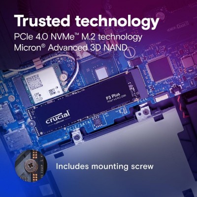 Накопичувач SSD Crucial M.2 2TB PCIe 4.0 P3 Plus Накопичувач SSD Crucial M.2 2TB PCIe 4.0 P3 Plus