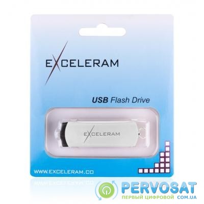 USB флеш накопитель eXceleram 64GB P2 Series White/Black USB 3.1 Gen 1 (EXP2U3WHB64)