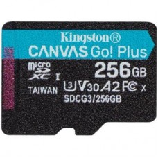Карта пам'яті Kingston 256GB microSDXC class 10 A2 U3 V30 Canvas Go Plus (SDCG3/256GBSP) Карта пам'яті Kingston 256GB microSDXC class 10 A2 U3 V30 Canvas Go Plus (SDCG3/256GBSP)