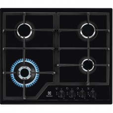 Варильна поверхня Electrolux газова, 60см, чавун, чорний Варильна поверхня Electrolux газова, 60см, чавун, чорний