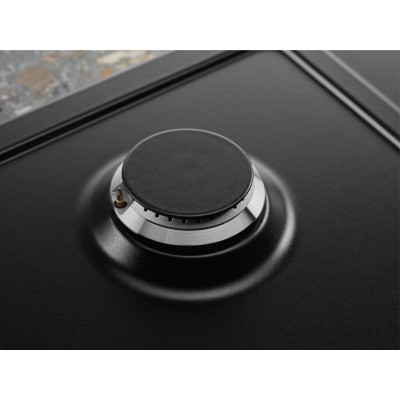 Варильна поверхня Electrolux газова, 60см, чавун, чорний