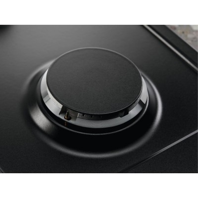 Варильна поверхня Electrolux газова, 60см, чавун, чорний