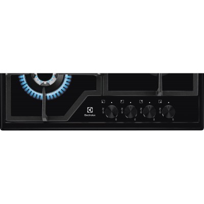 Варильна поверхня Electrolux газова, 60см, чавун, чорний