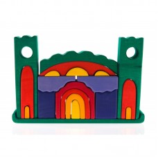 Nic Конструктор дерев'яний Все в замку зелений NIC523269 Nic Конструктор дерев'яний Все в замку зелений NIC523269
