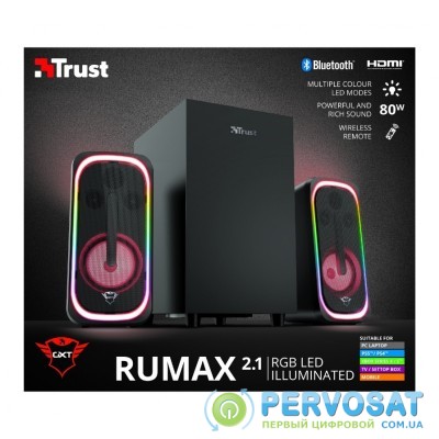 Акустична система (Колонки) Trust 2.1 GXT 635 Rumax RGB Black