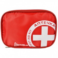 Автомобільна аптечка Poputchik згідно ТУ футляр м'який червоний 19х8х14 (02-002-М) Автомобільна аптечка Poputchik згідно ТУ футляр м'який червоний 19х8х14 (02-002-М)