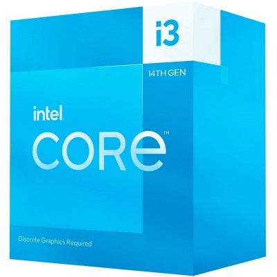 Центральний процесор Intel Core i3-14100F 4C/8T 3.5GHz 12Mb LGA1700 58W w/o graphics Box