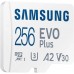 Карта пам'яті Samsung microSD 256GB C10 UHS-I  R130MB/s Evo Plus + SD