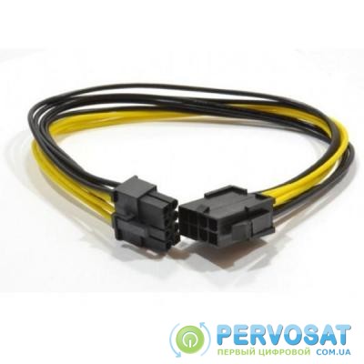 Кабель питания PCI express 6+2-pin power 0.3m extender Cablexpert (CC-PSU-84)