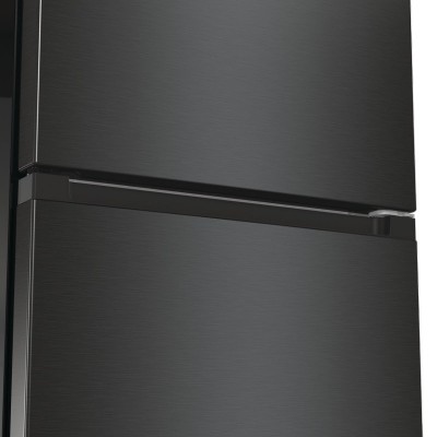 Холодильник з нижн. мороз. камерою Gorenje NRK6202EBXL4 200х60х60см, 2 двері, 235( 96)л, А++, NoFrost+ , LED дисплей, Зона св-ті, чорний