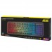 Клавіатура мембранна 2E GAMING KG390 100key, USB-A/WL/BT, EN/UA, RGB, чорний