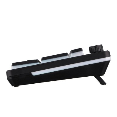 Клавіатура мембранна 2E GAMING KG390 100key, USB-A/WL/BT, EN/UA, RGB, чорний
