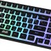 Клавіатура мембранна 2E GAMING KG390 100key, USB-A/WL/BT, EN/UA, RGB, чорний
