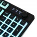 Клавіатура мембранна 2E GAMING KG390 100key, USB-A/WL/BT, EN/UA, RGB, чорний