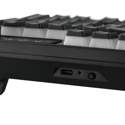 Клавіатура мембранна 2E GAMING KG390 100key, USB-A/WL/BT, EN/UA, RGB, чорний