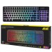 Клавіатура мембранна 2E GAMING KG390 100key, USB-A/WL/BT, EN/UA, RGB, чорний