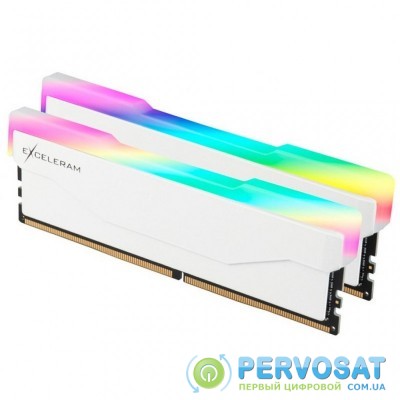 Модуль памяти для компьютера DDR4 32GB (2x16GB) 3200 MHz RGB X2 Series White eXceleram (ERX2W432326CD)