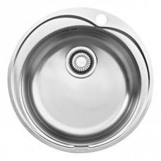 Мийка кухонна Franke Ronda, нерж.сталь, круг, без крила, 510х510х180мм, чаша - 1, накладна, RON 610-41, нерж  матова