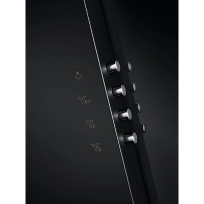 Витяжка Electrolux вертикальна, 60см, 600м куб год., чорний