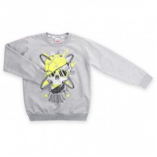 Кофта Breeze з малюнком черепа (9562-164B-gray)